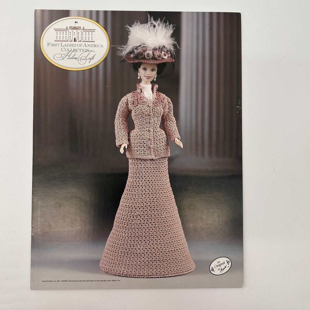 Helen Taft Barbie Crochet Pattern Booklet First Ladies‎ of America Collection